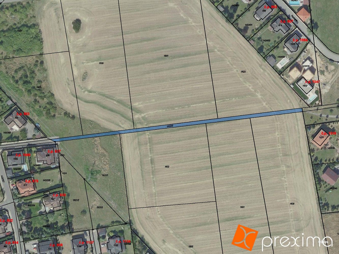 Prodej pozemek - Jesenice, okres Praha-západ, Středočeský kraj - 5