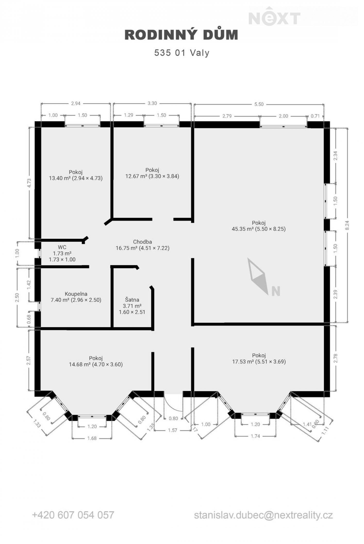 Prodej rodinný dům - Valy, 130 m²