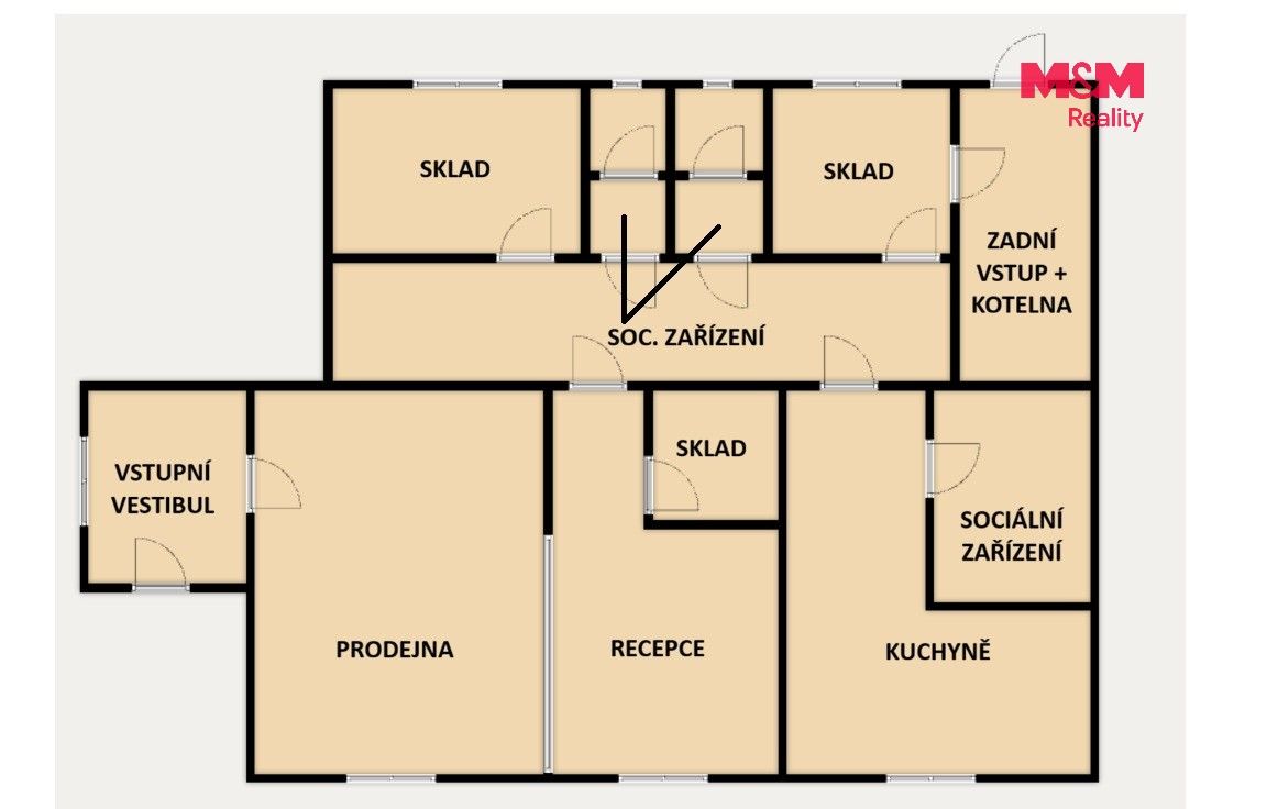 Obchodní prostory · 349 m² · Čs. armády, Bohumín - 3