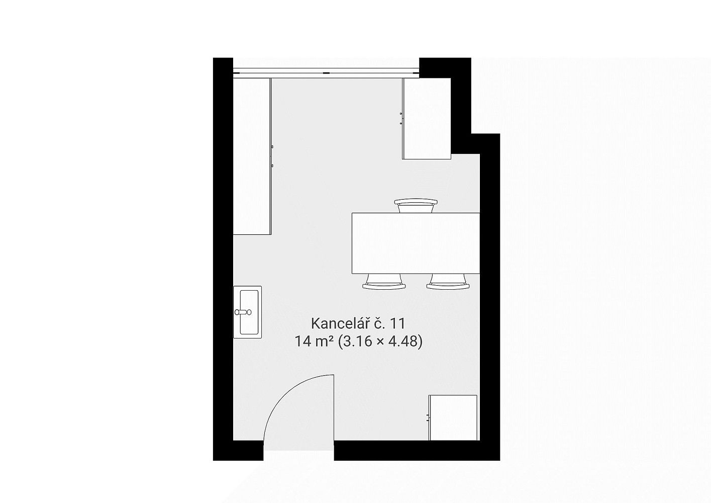 Kancelář · 14 m² · Uherské Hradiště, Zlínský kraj - 4