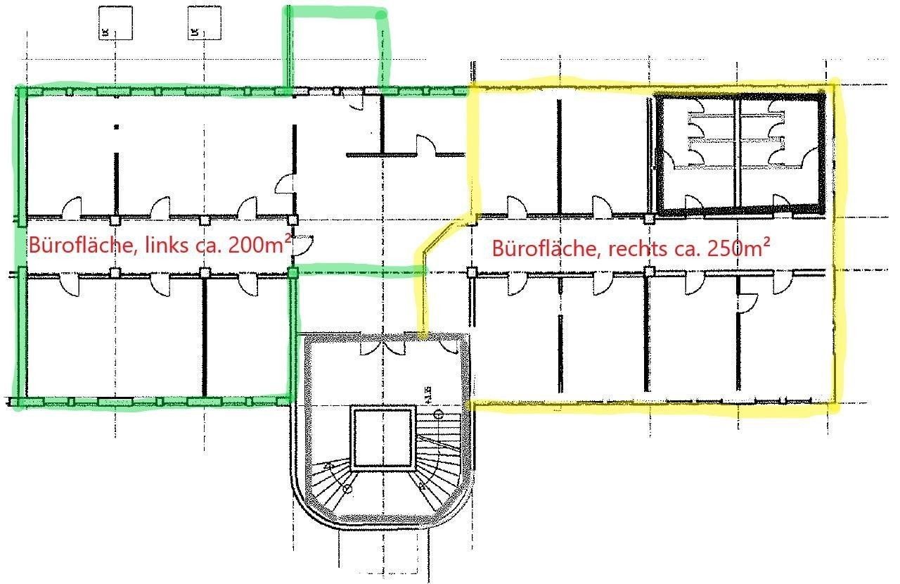 Kanceláře, Wilhelmstraße 78, , Bádensko-Württembersko, 450 m² - 1