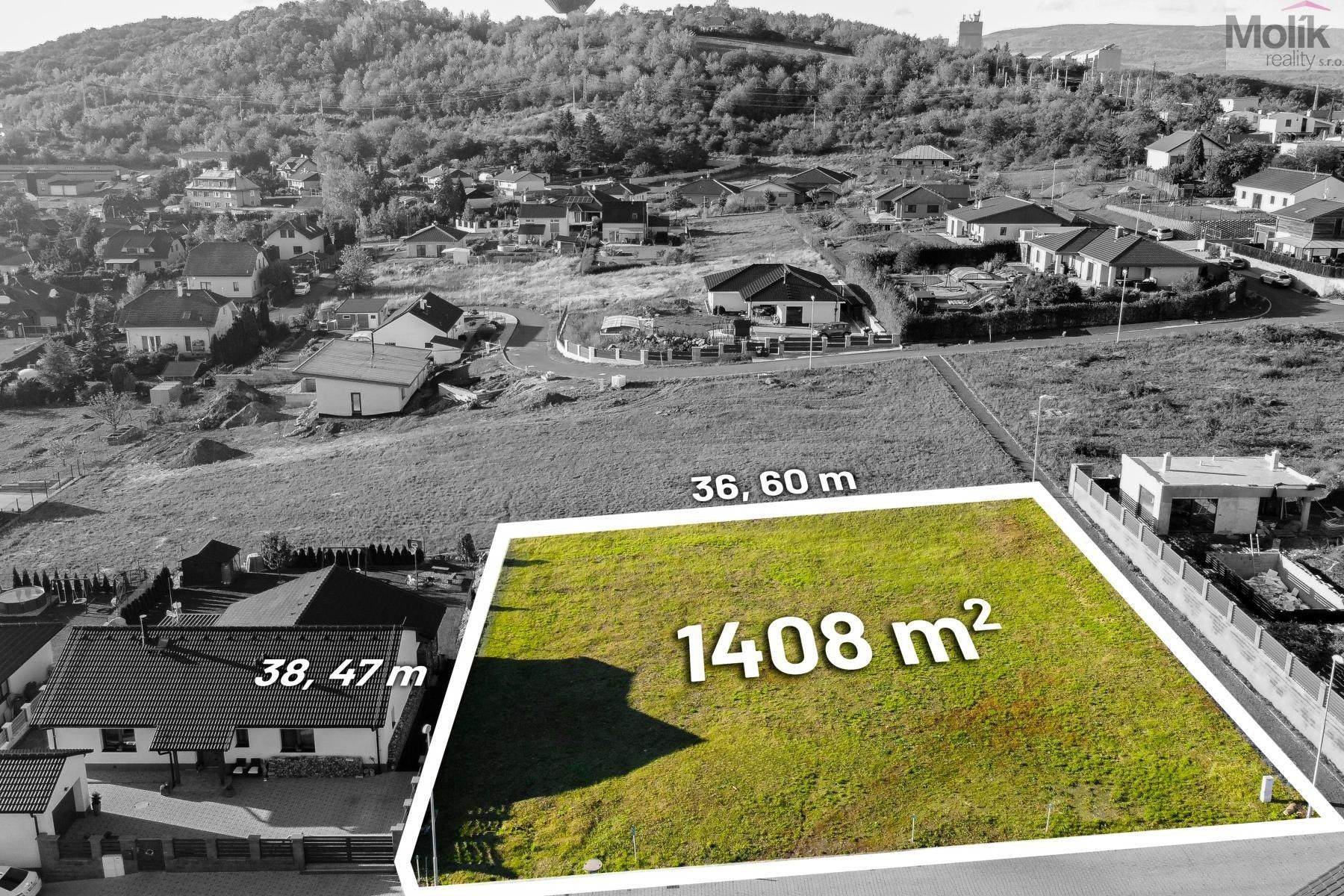 Pozemky pro bydlení, Kladruby, Teplice, 1 408 m²