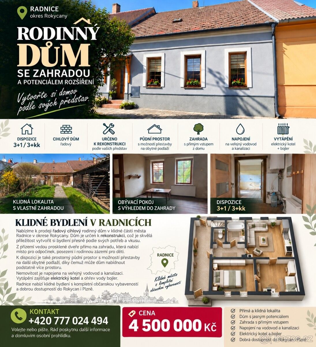 Rodinné domy, Radnice u Rokycan, 338 28 - 2