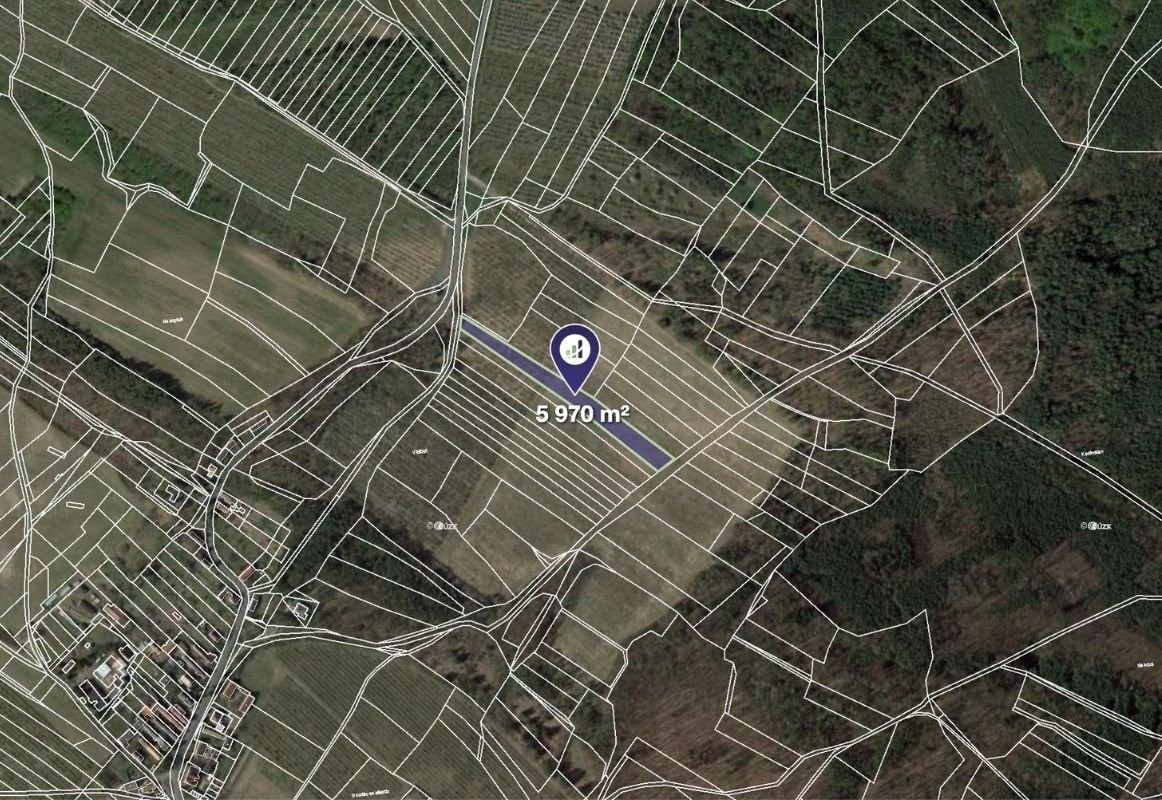 Prodej pozemek - Horušice, 33 891 m²