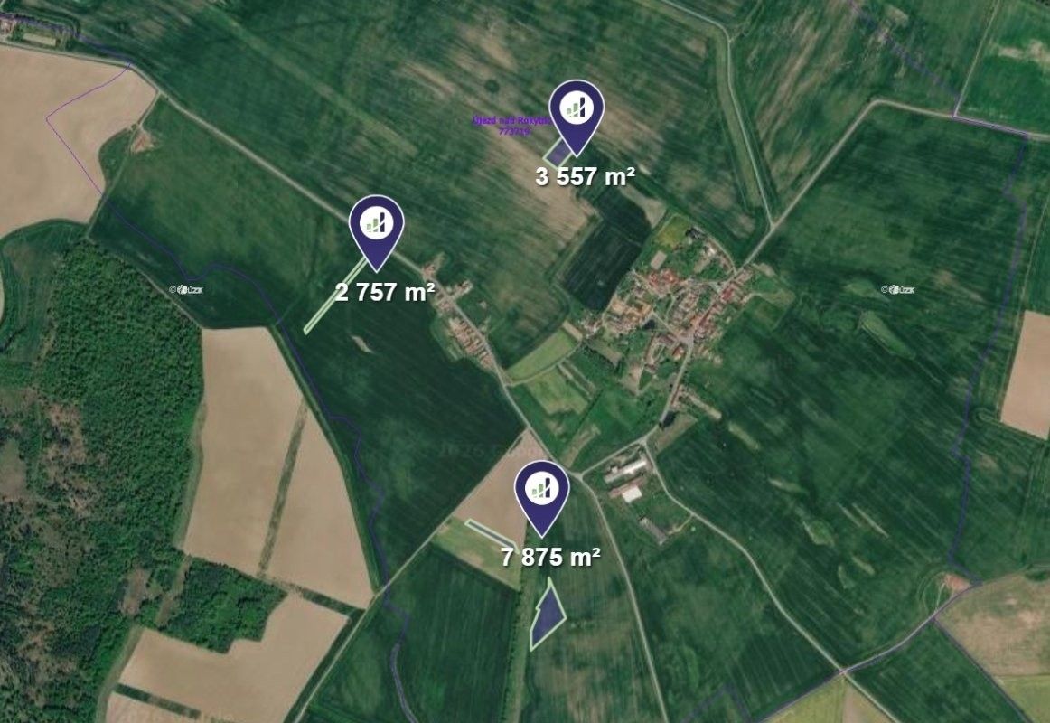 Prodej zemědělský pozemek - Újezd, 23 074 m² - 5
