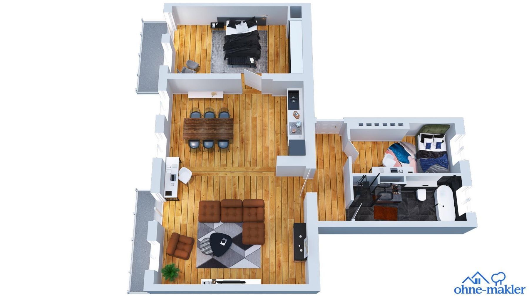 3+1, Marchlewskistr. 77 Berlin Friedrichshain Berlin 10243, 100 m² - 1
