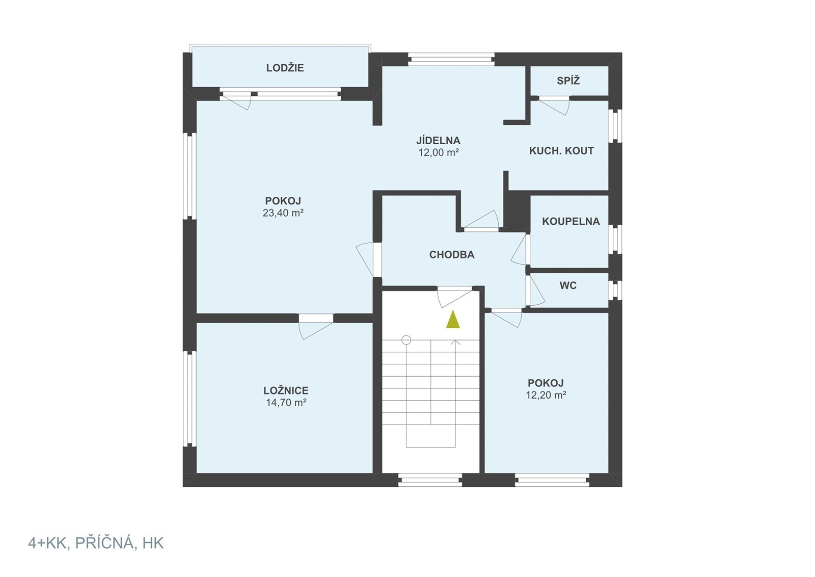 Pronájem rodinný dům - Příčná, Hradec Králové Třebeš, 140 m² - 5