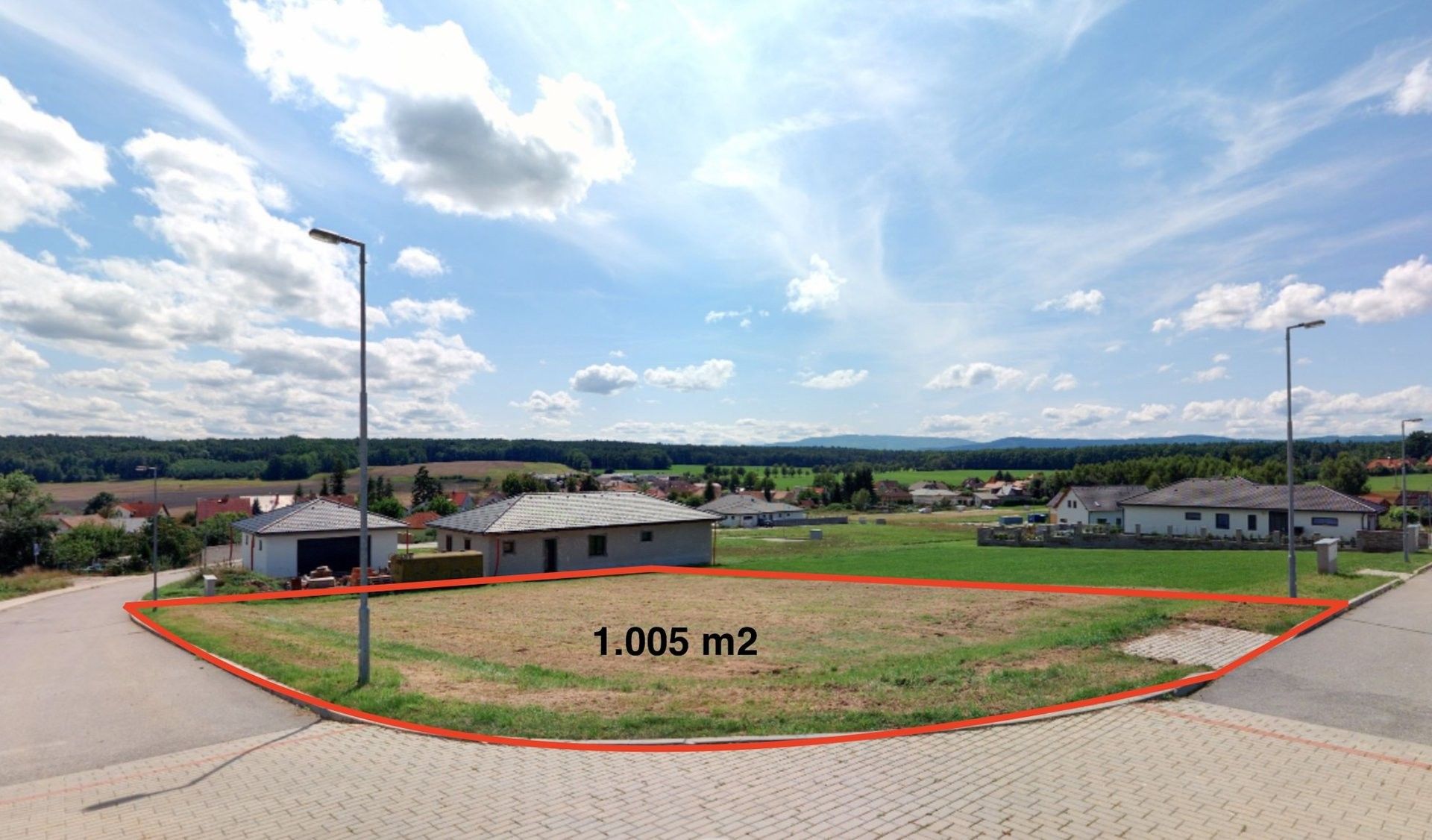 Prodej pozemek pro bydlení - Horní, Litvínovice, 1 005 m²