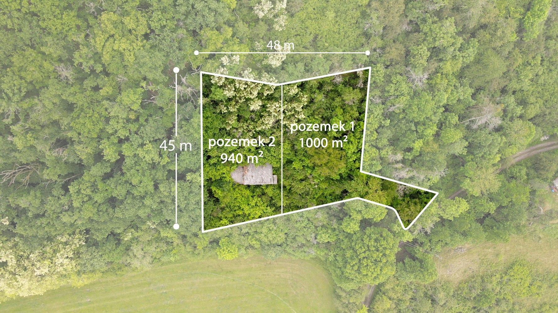 Pozemek pro bydlení, 1 000 m²
