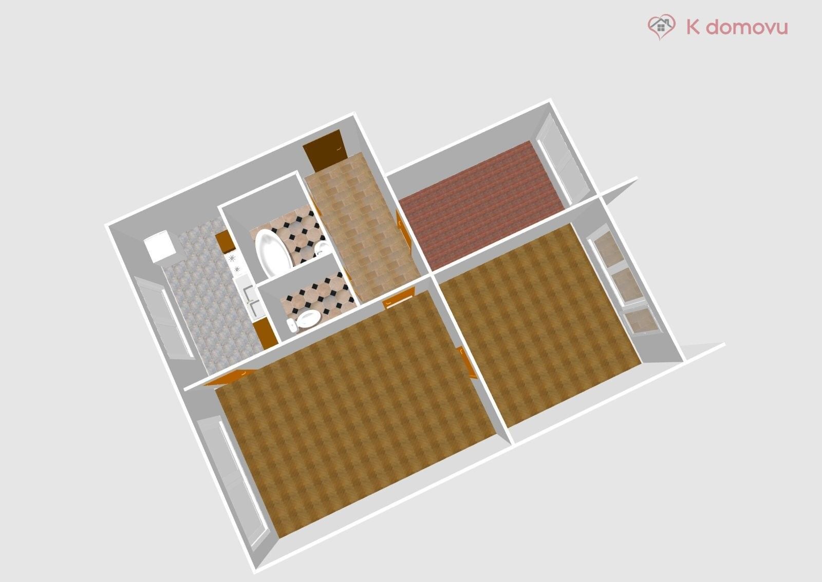 Prodej byt 3+1 - Zikova, Olomouc, 68 m²