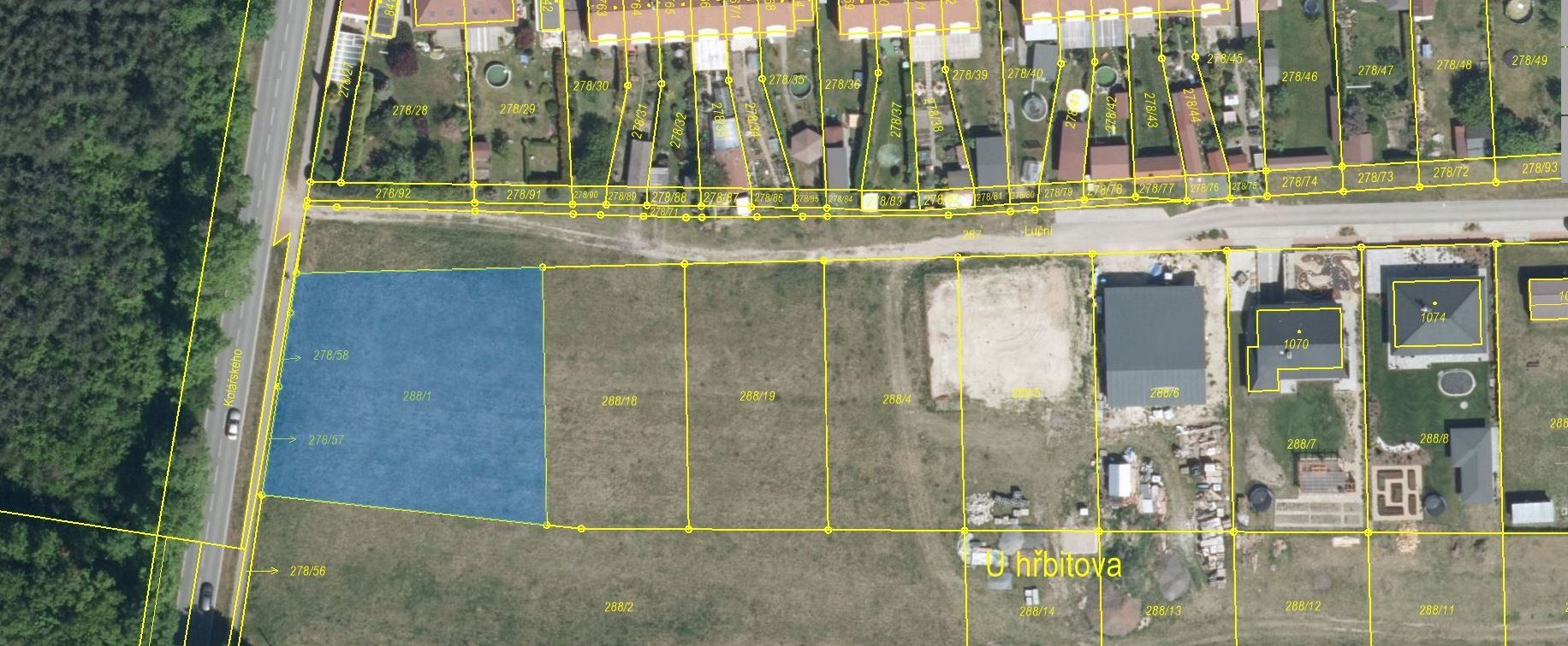 Pozemek pro bydlení · 1 708 m² · Luční, Horní Jelení - 3