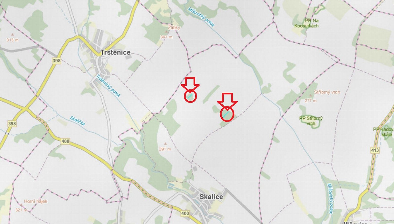 Les, 1 312 m²