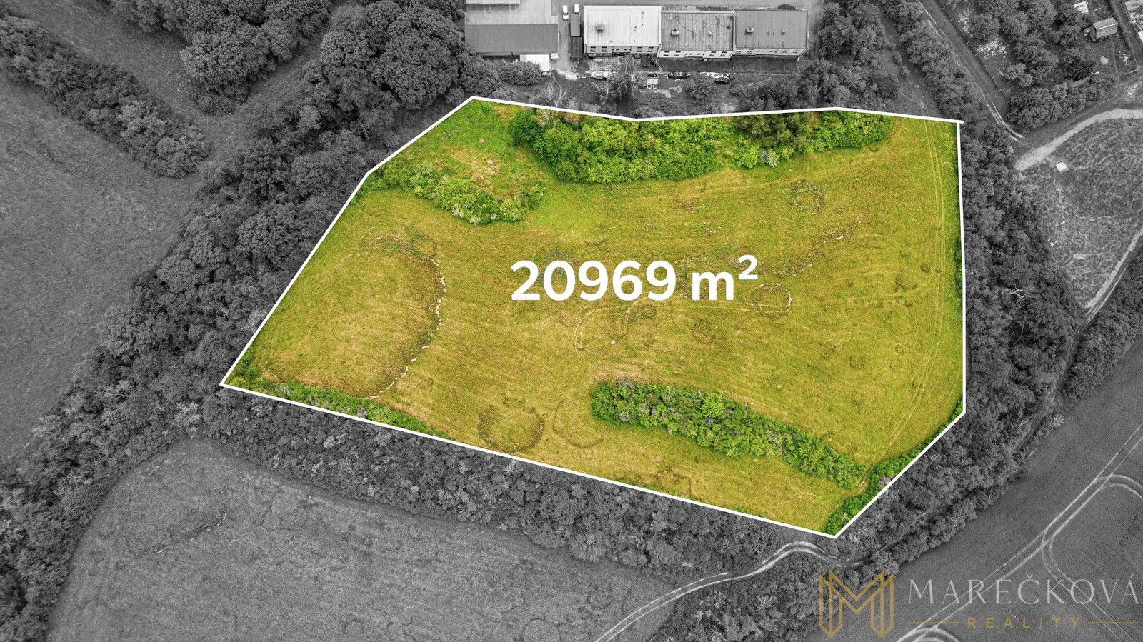 Louky, Manětín, 20 969 m² - 1
