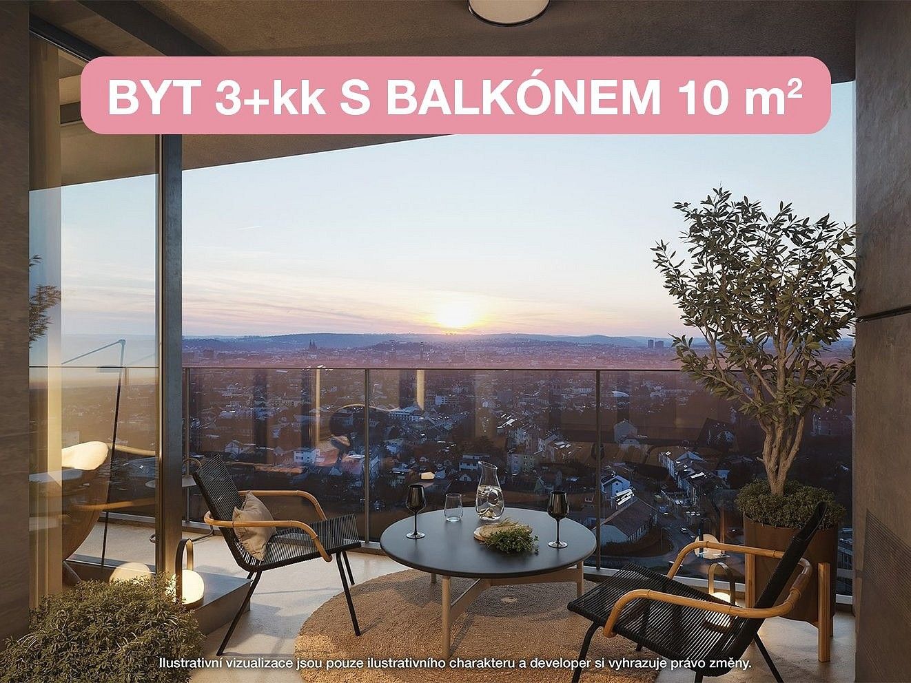 Byt 3+kk, 73 m²