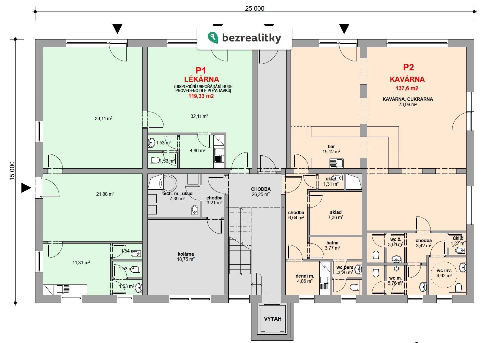 Prodej komerční - Jihlavská, Polná, 555 m²