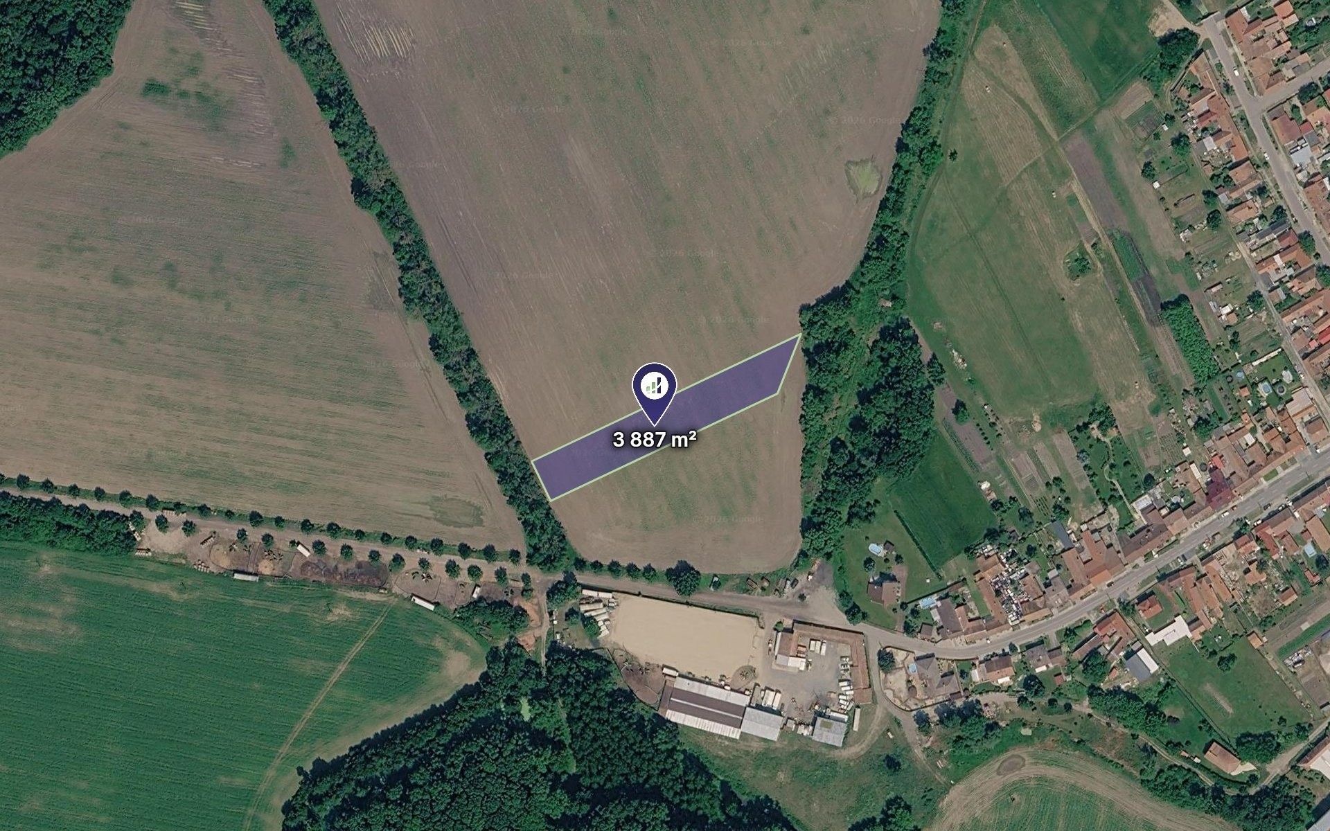 Zemědělské pozemky, Ladná, 3 887 m² - 1