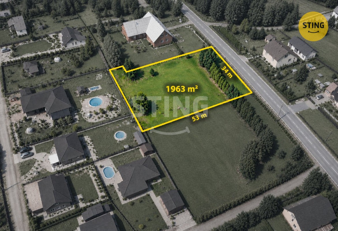 Pozemek pro bydlení, 1 963 m²