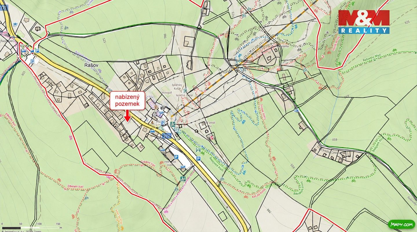 Prodej komerční pozemek - Klíny - Rašov, okres Most, Ústecký kraj - 5