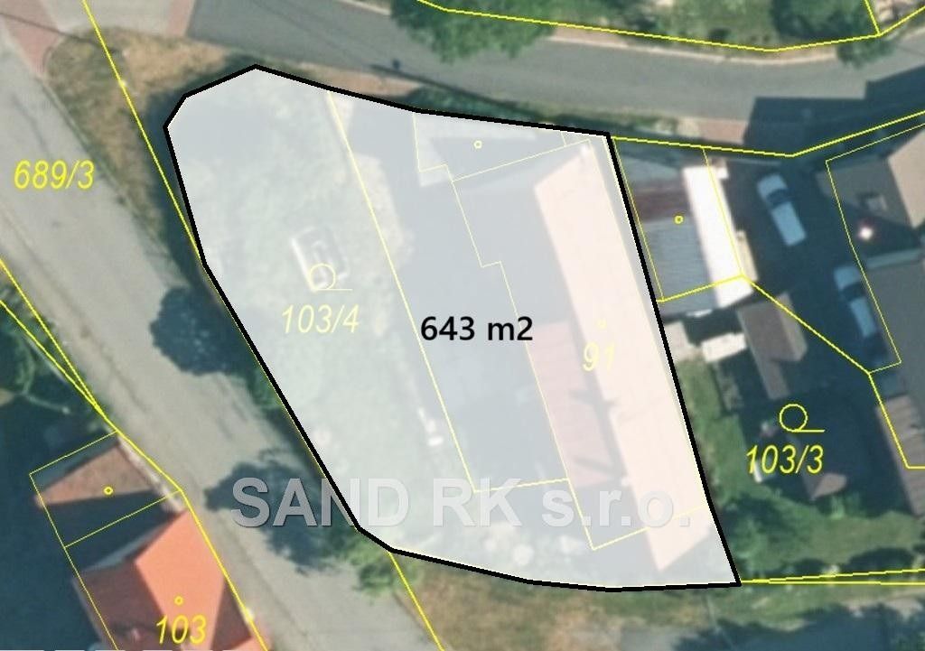 Pozemky pro bydlení, Trnová, 643 m²