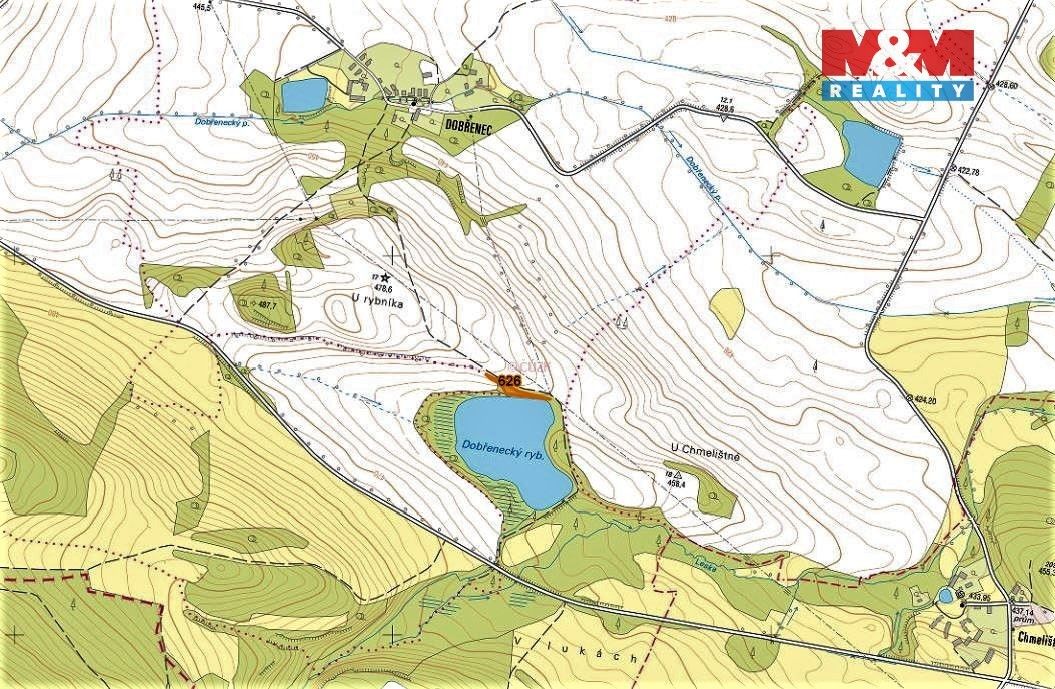 Prodej louka - Podbořany, 441 01, 1 371 m²