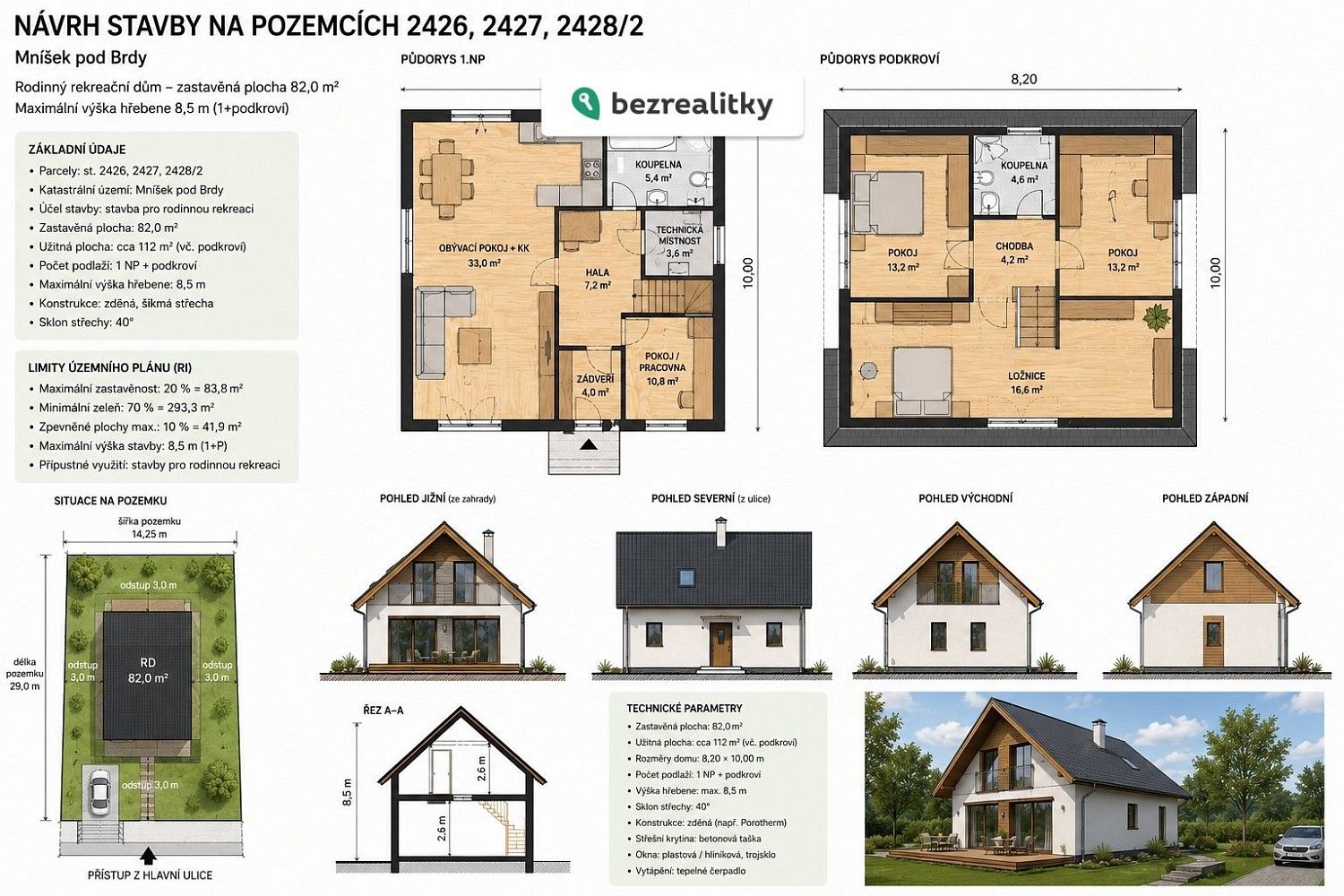 Chalupy, Mníšek pod Brdy, okres Praha-západ, Středočeský kraj, 27 m² - 2
