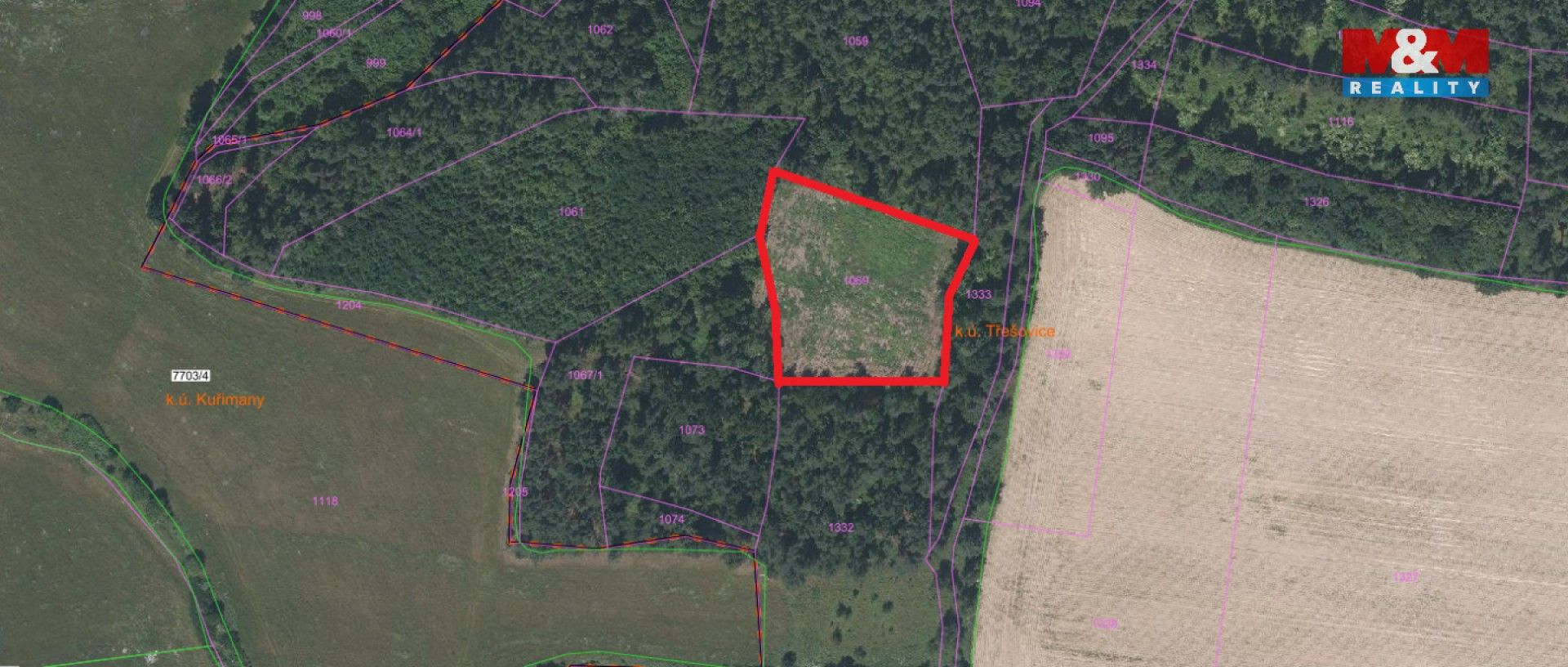 Prodej les - Třešovice