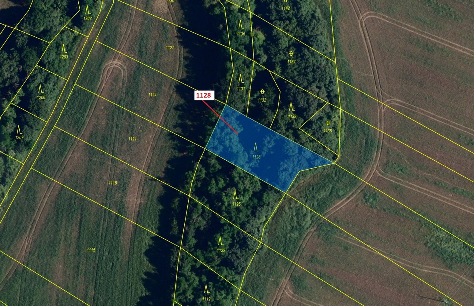 Prodej les - Zastávka - 2