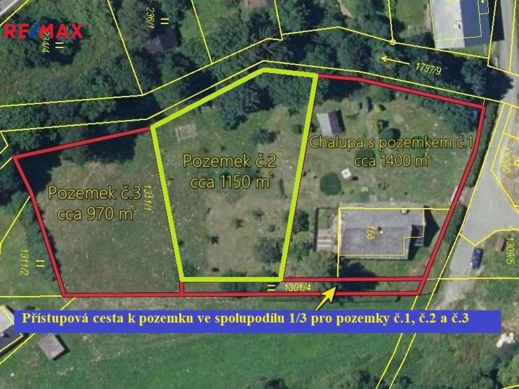 Prodej pozemek pro bydlení - Malá Morava, 1 150 m²