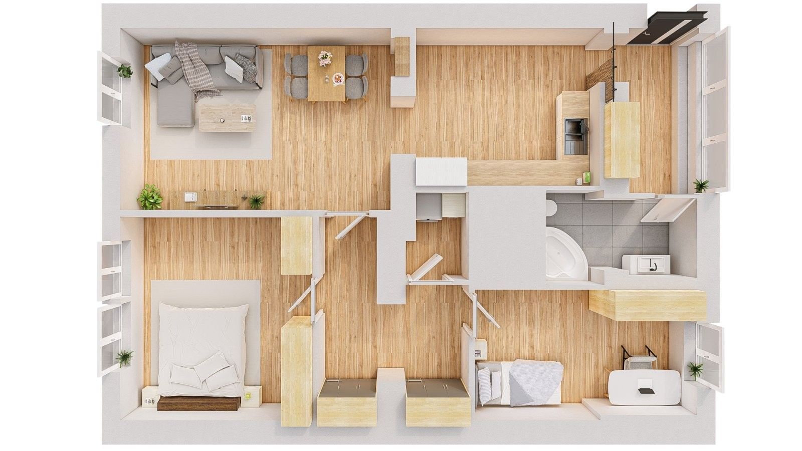 Byt 3+1 · 87 m² · Šmeralova 137, Praha Bubeneč - 3