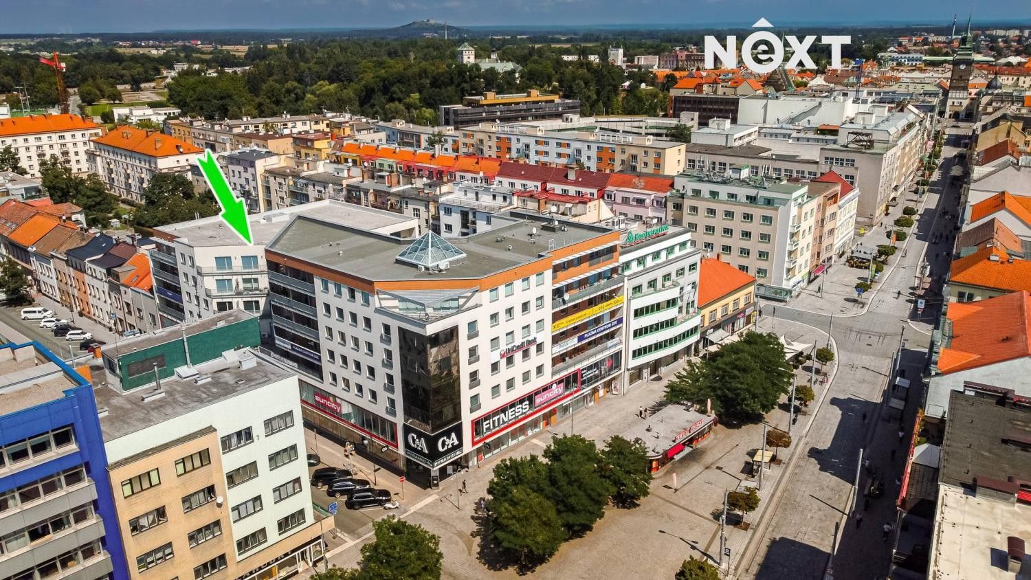 Prodej kancelář - třída Míru 92, Pardubice Zelené Předměstí, 28 m² - 5