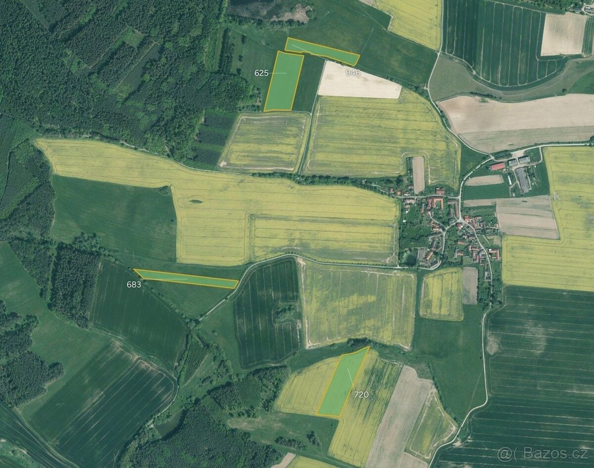 Pozemky pro bydlení, Bernartice u Milevska, 398 43