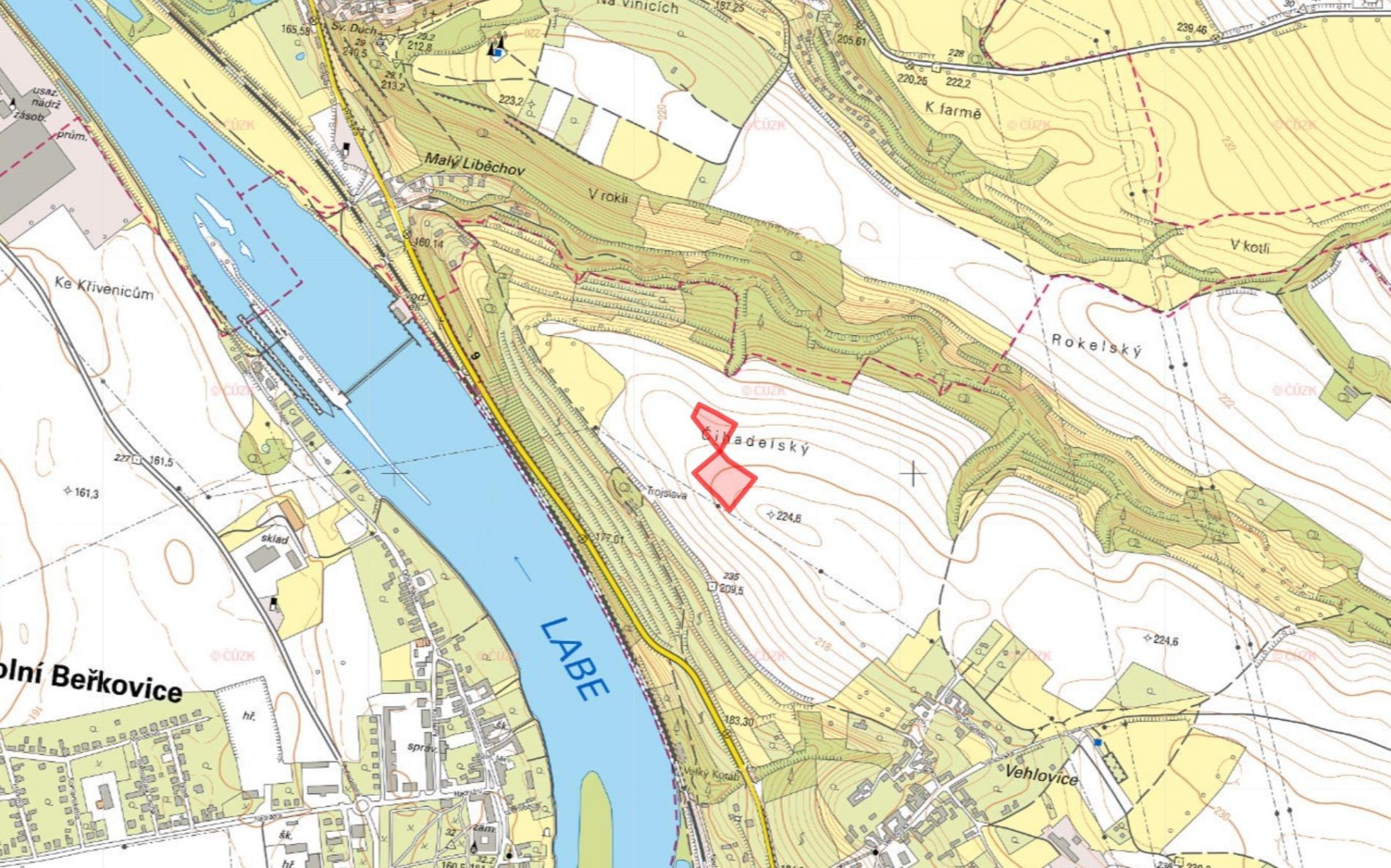 Prodej zemědělský pozemek - Mělník