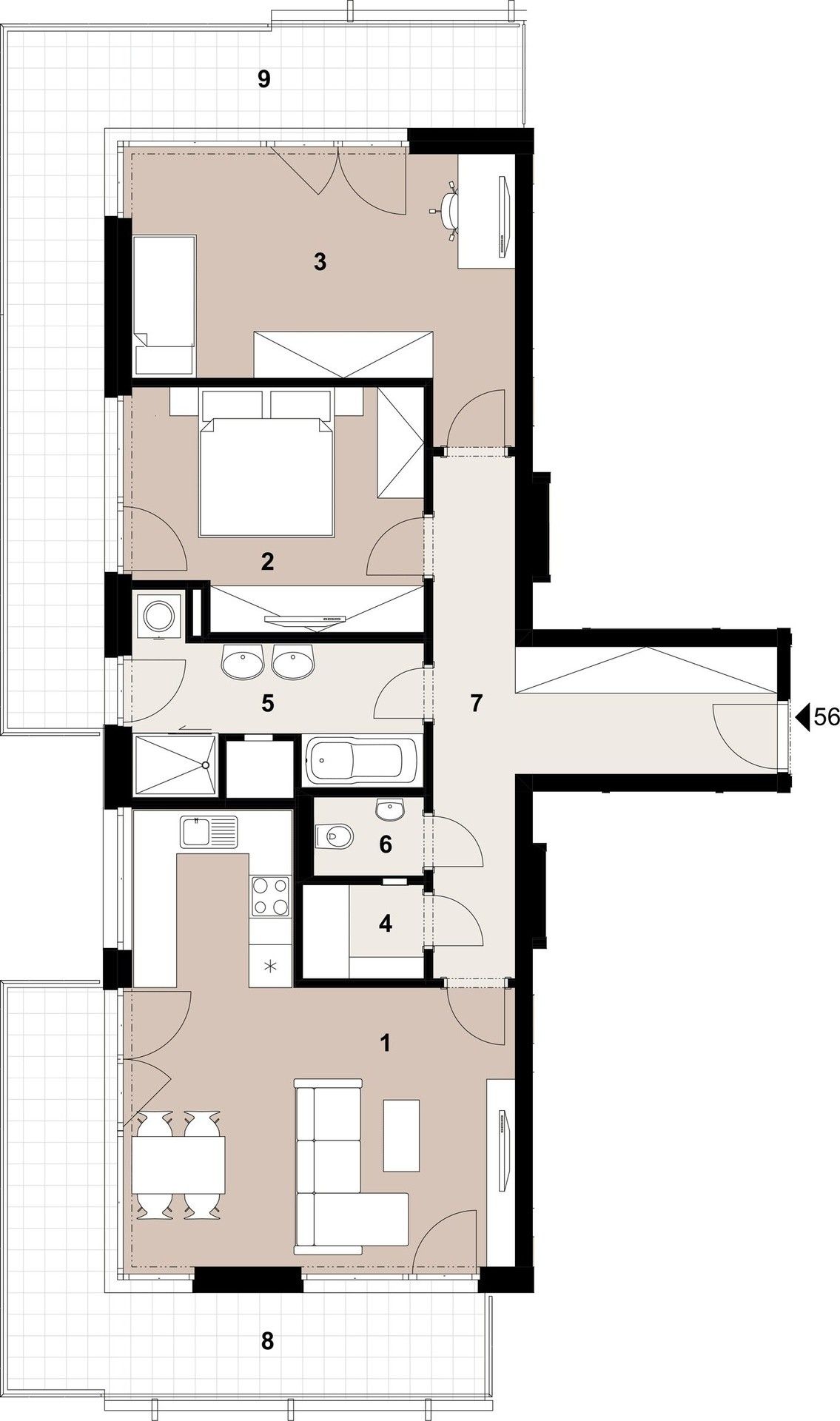 Prodej byt 3+kk - Penízovková, Praha, 85 m²