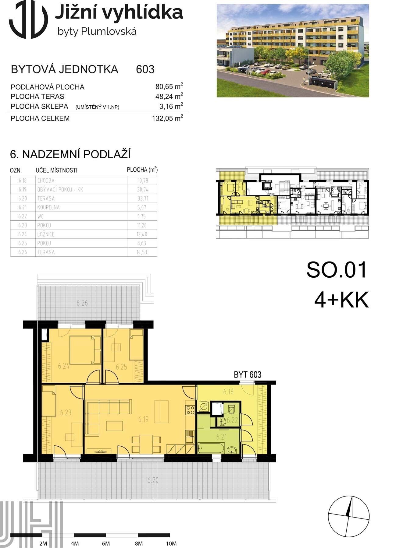 Byt 4+kk · 81 m² · Plumlovská  , Prostějov - 4