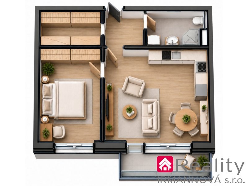 2+kk, Znojemská, Pohořelice, 61 m² - 2