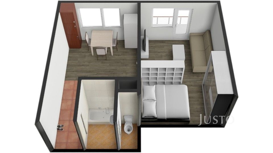 Byt 1+1 · 36 m² · Harantova 1725, Písek Budějovické Předměstí - 4
