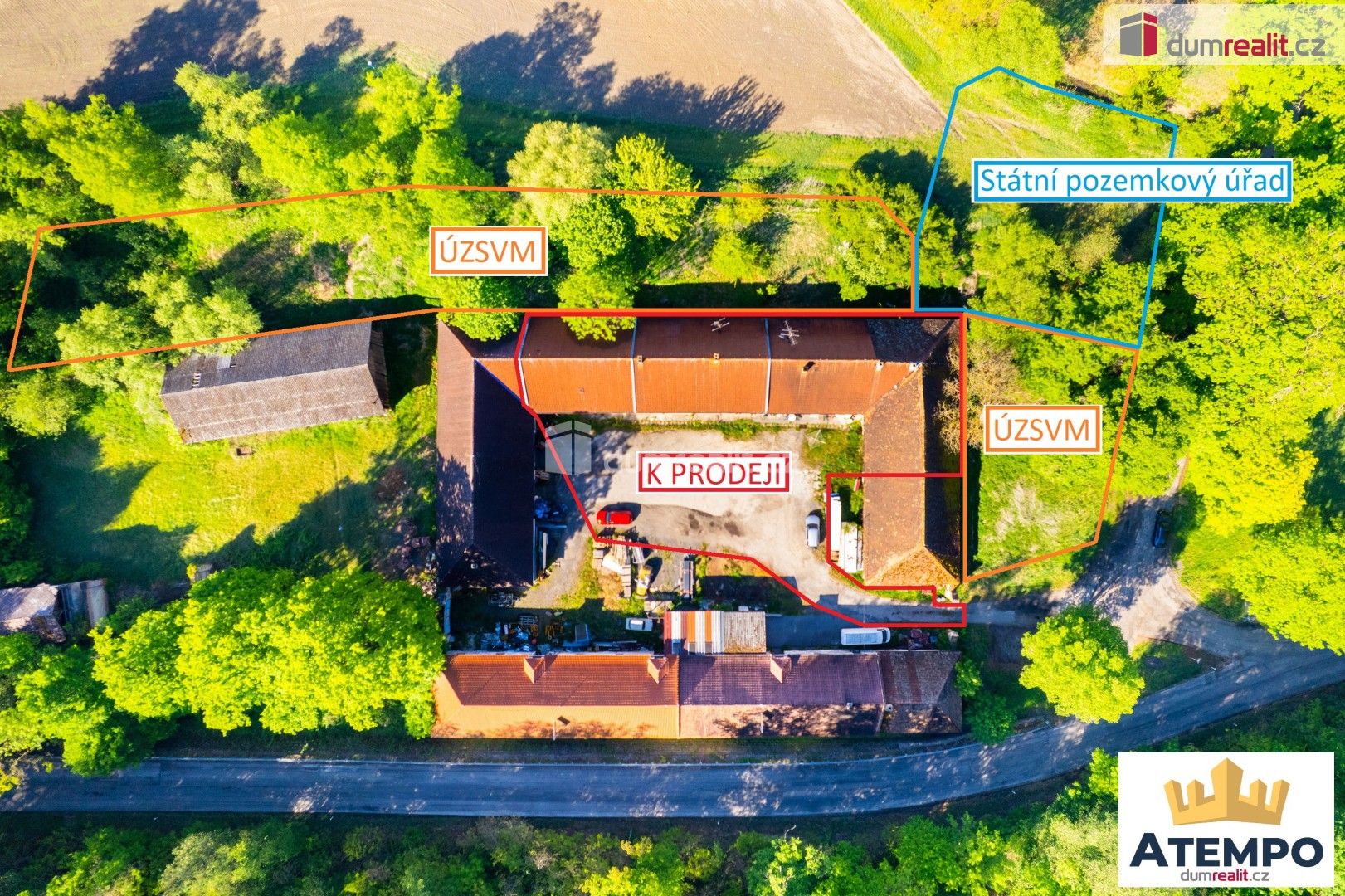Prodej rodinný dům - Opatovice, Hrdějovice, 1 111 m² - 2