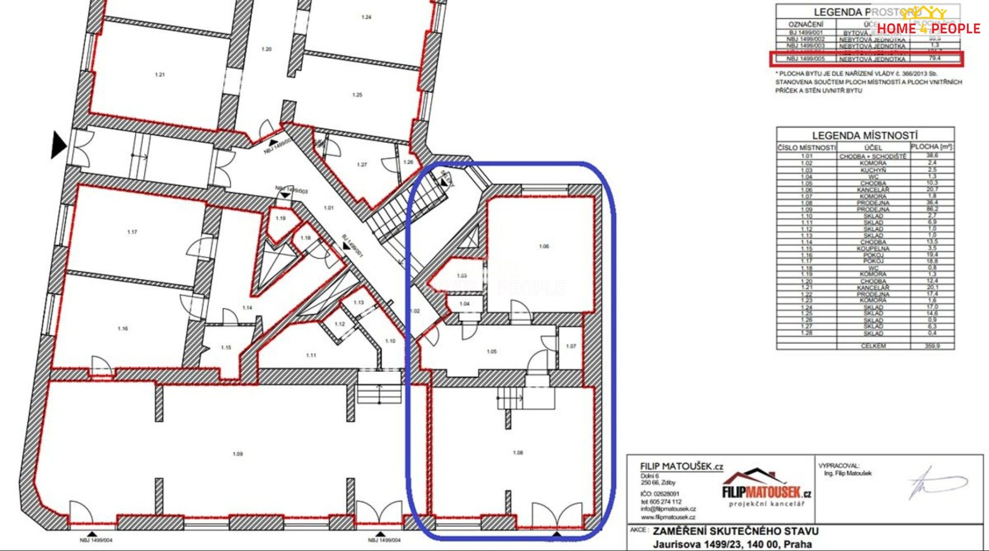 Pronájem obchodní prostory - Nuselská, Praha, 79 m²