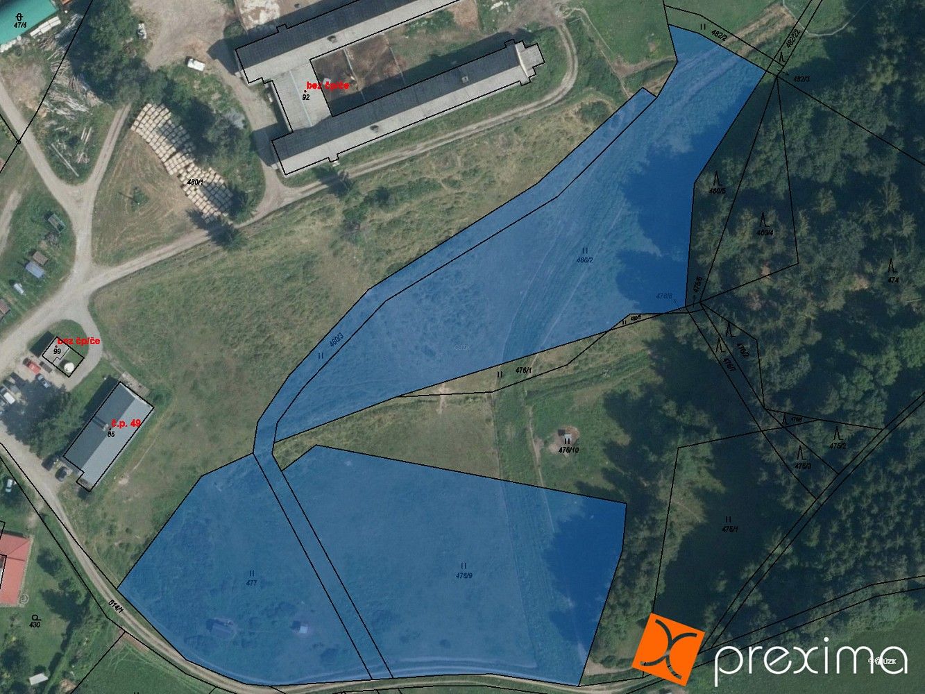Komerční pozemky, Hanušovice, okres Šumperk - 1