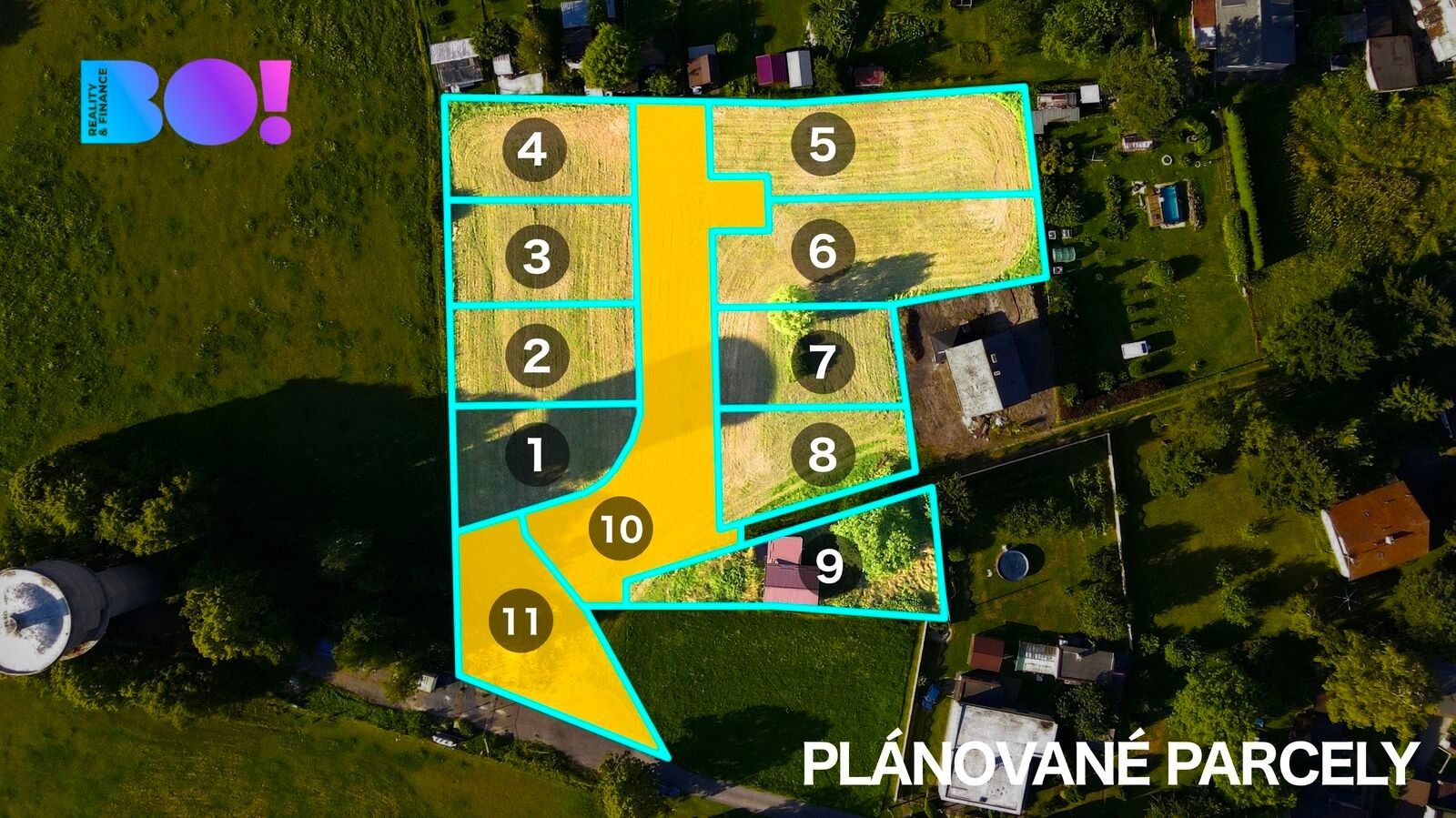 Pozemky pro bydlení, Bohumín, 5 915 m² - 2