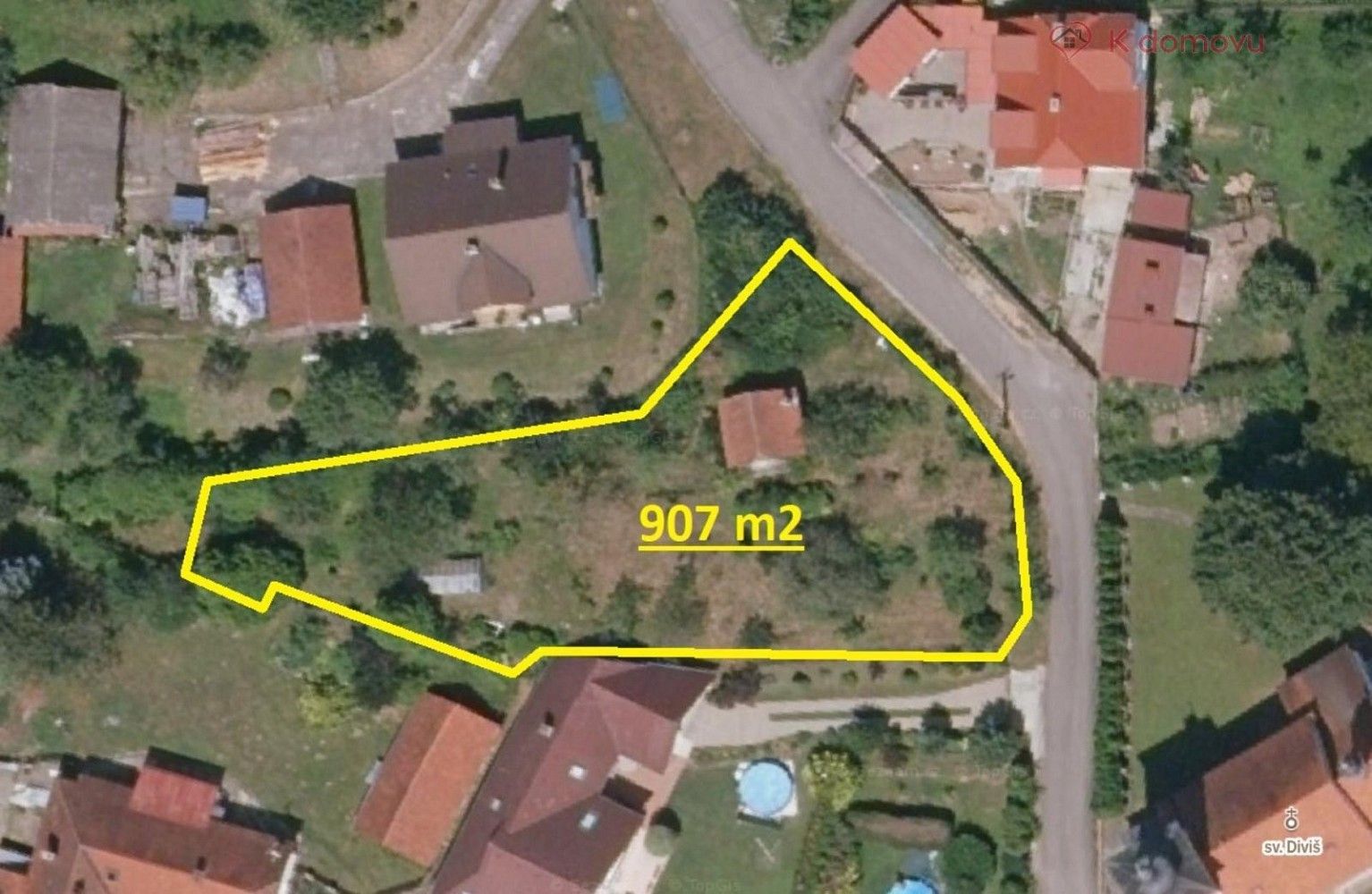 Pozemky pro bydlení, Horní Lhota, okres Zlín - 2
