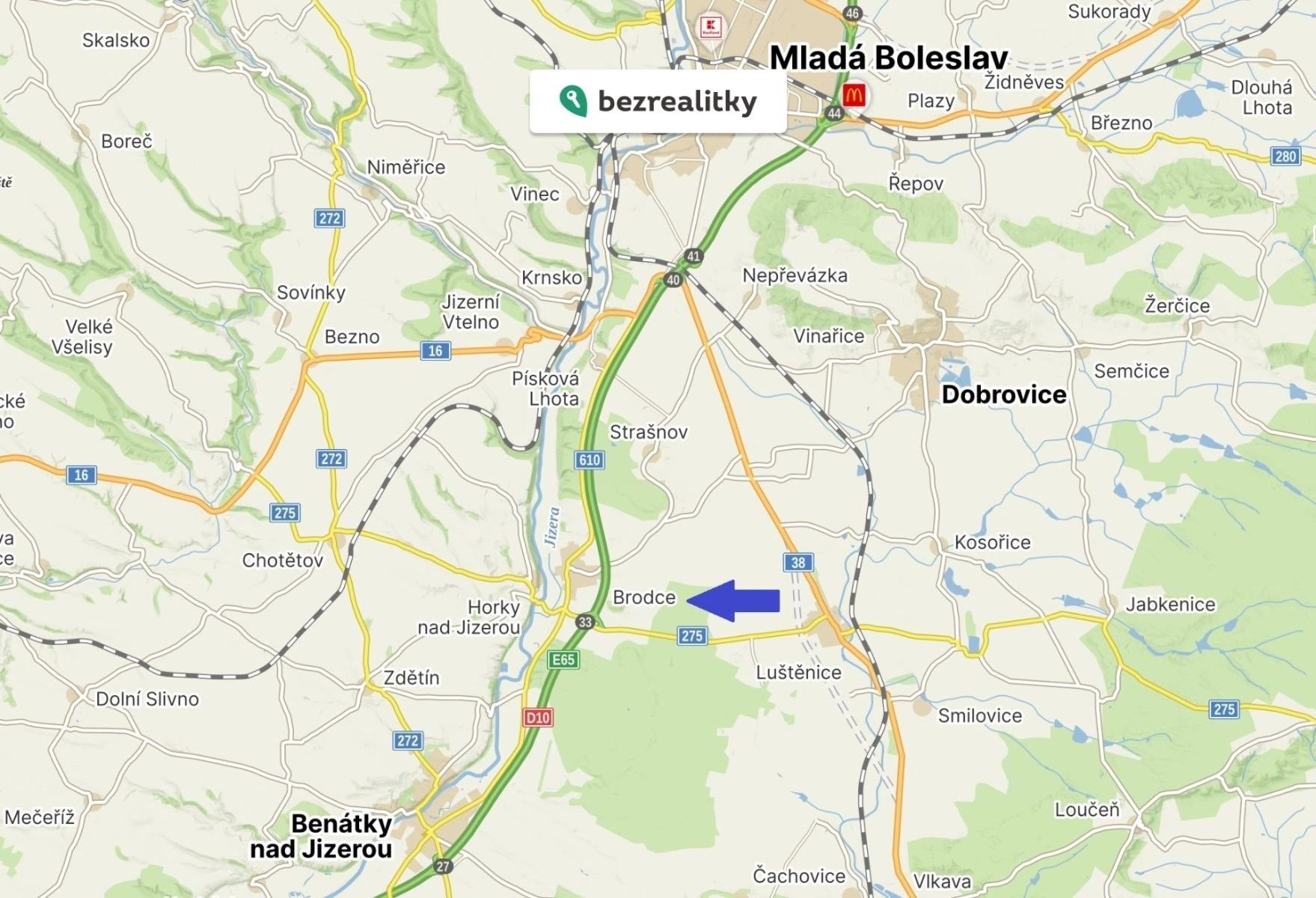 Prodej louka - Brodce - 5