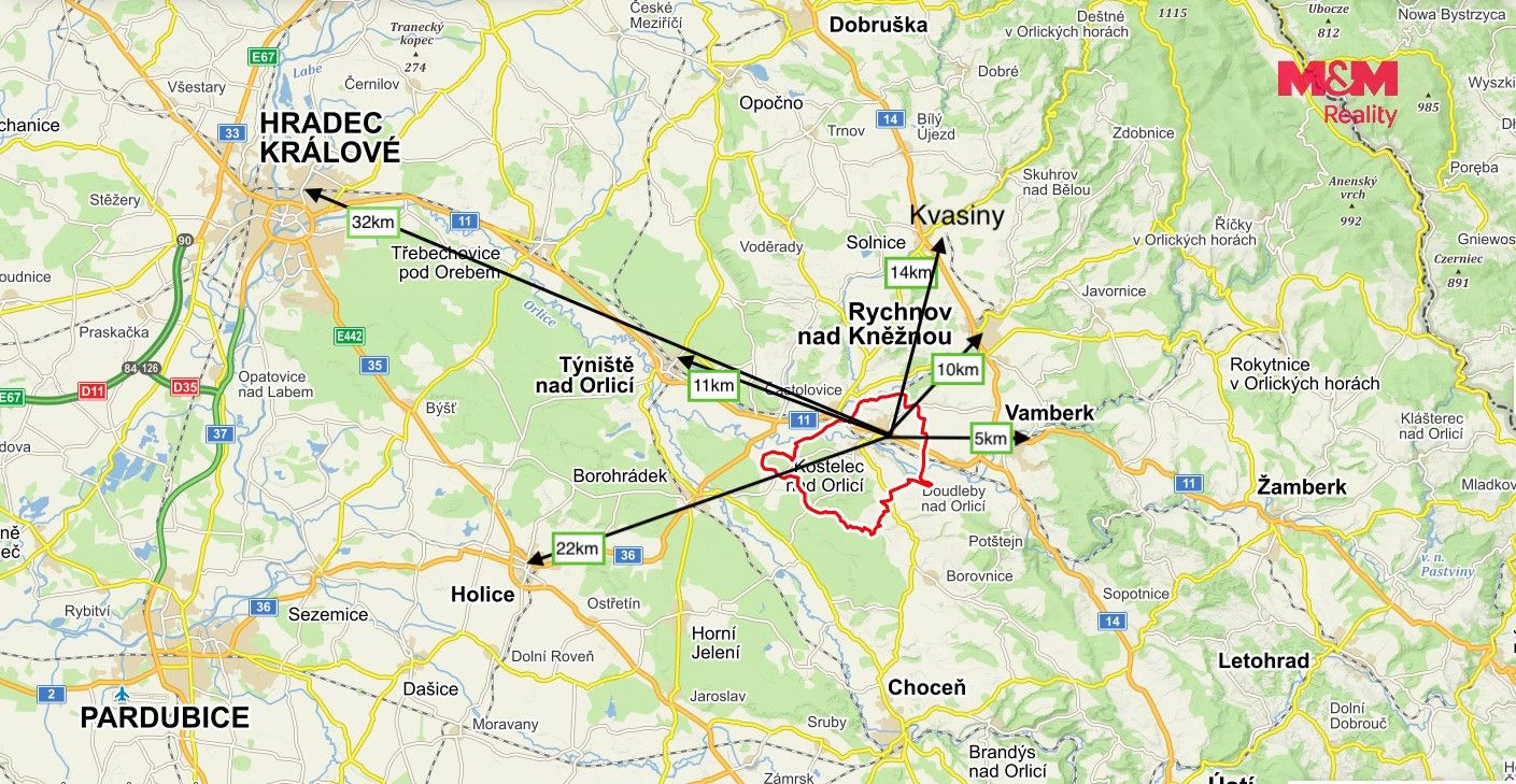 Pronájem byt 1+kk - Pelclova, Kostelec nad Orlicí, 50 m² - 5