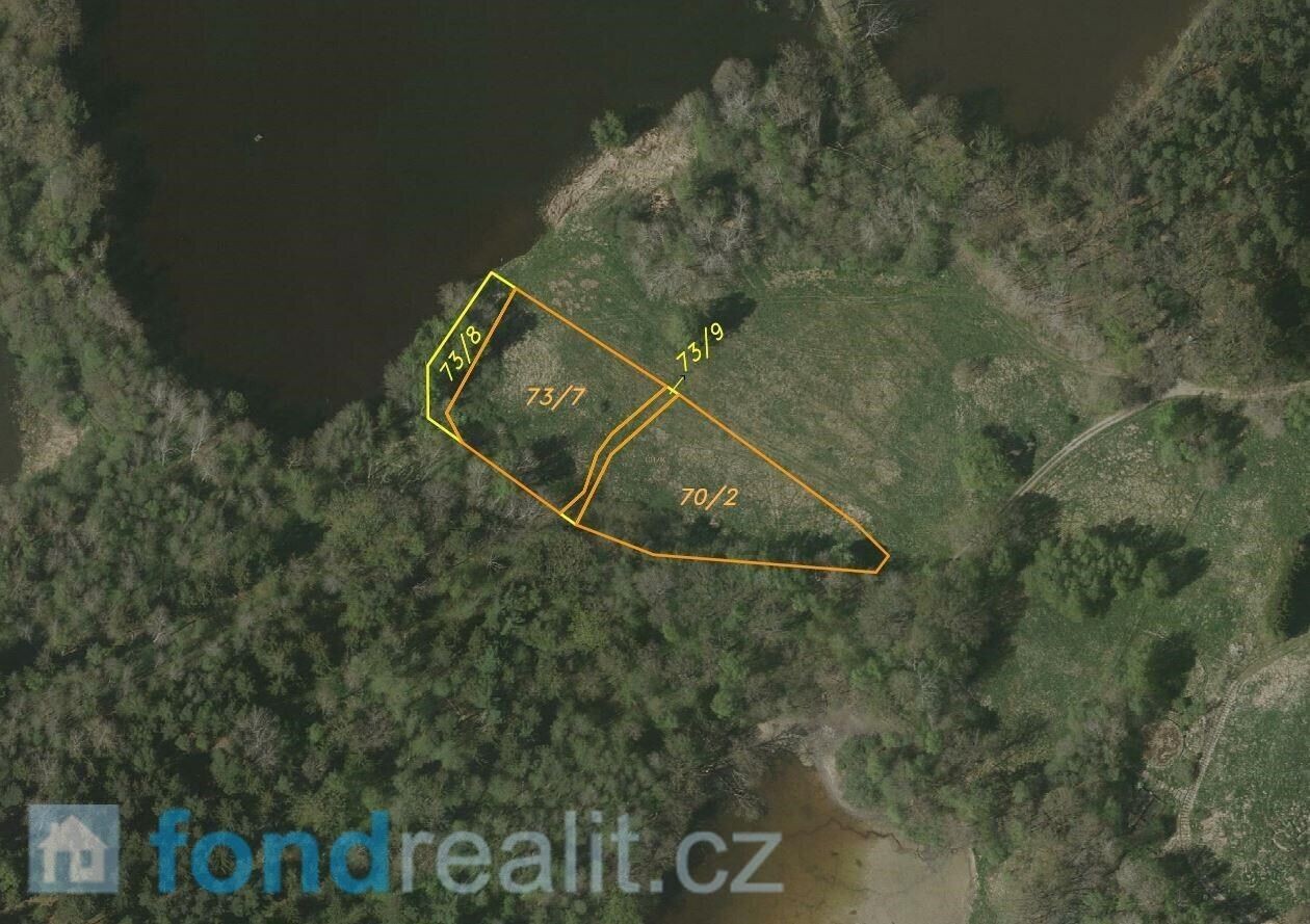 Prodej louka - Chlum u Třeboně Lutová, 6 727 m² - 5