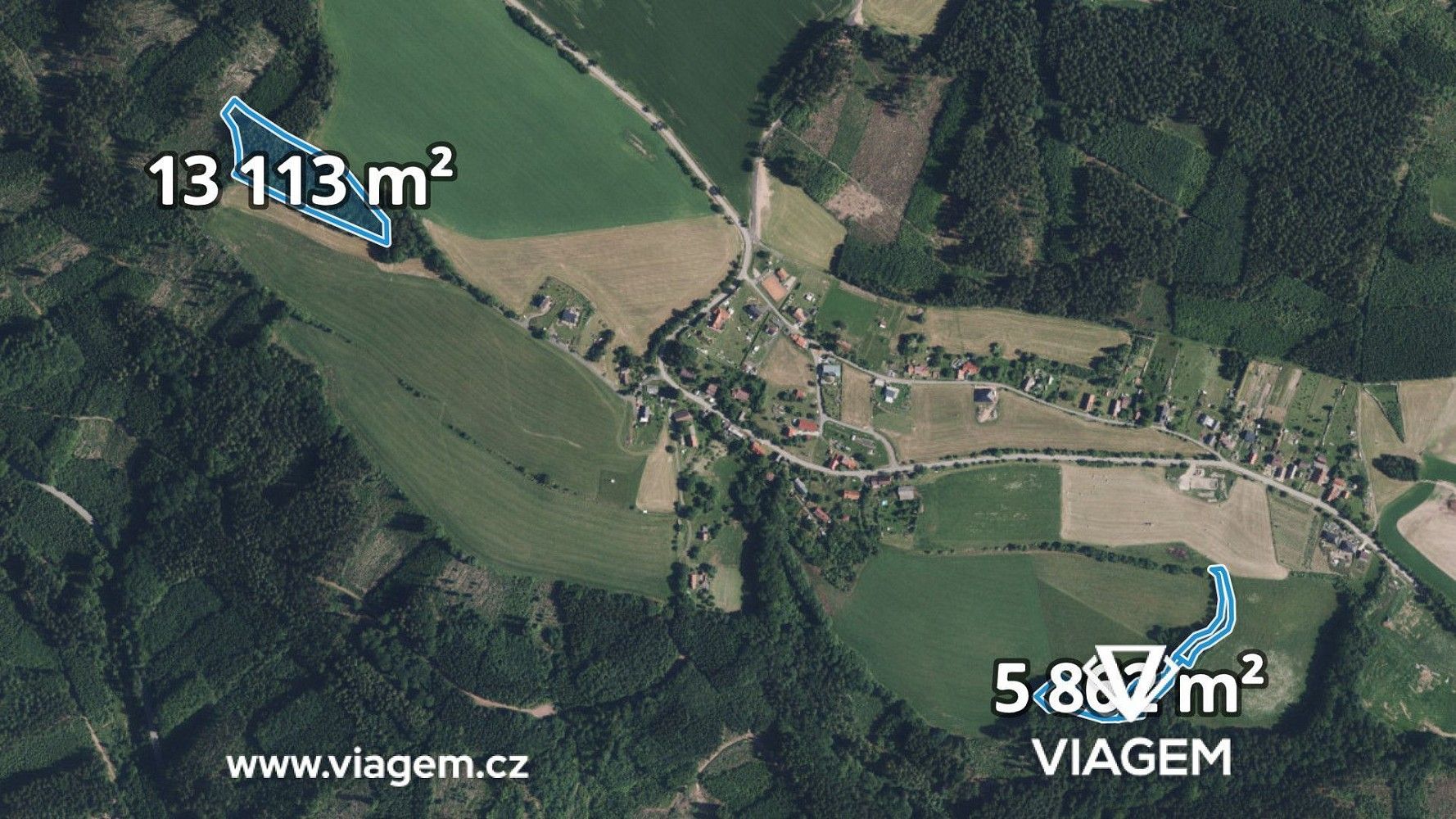 Les, 4 743 m²