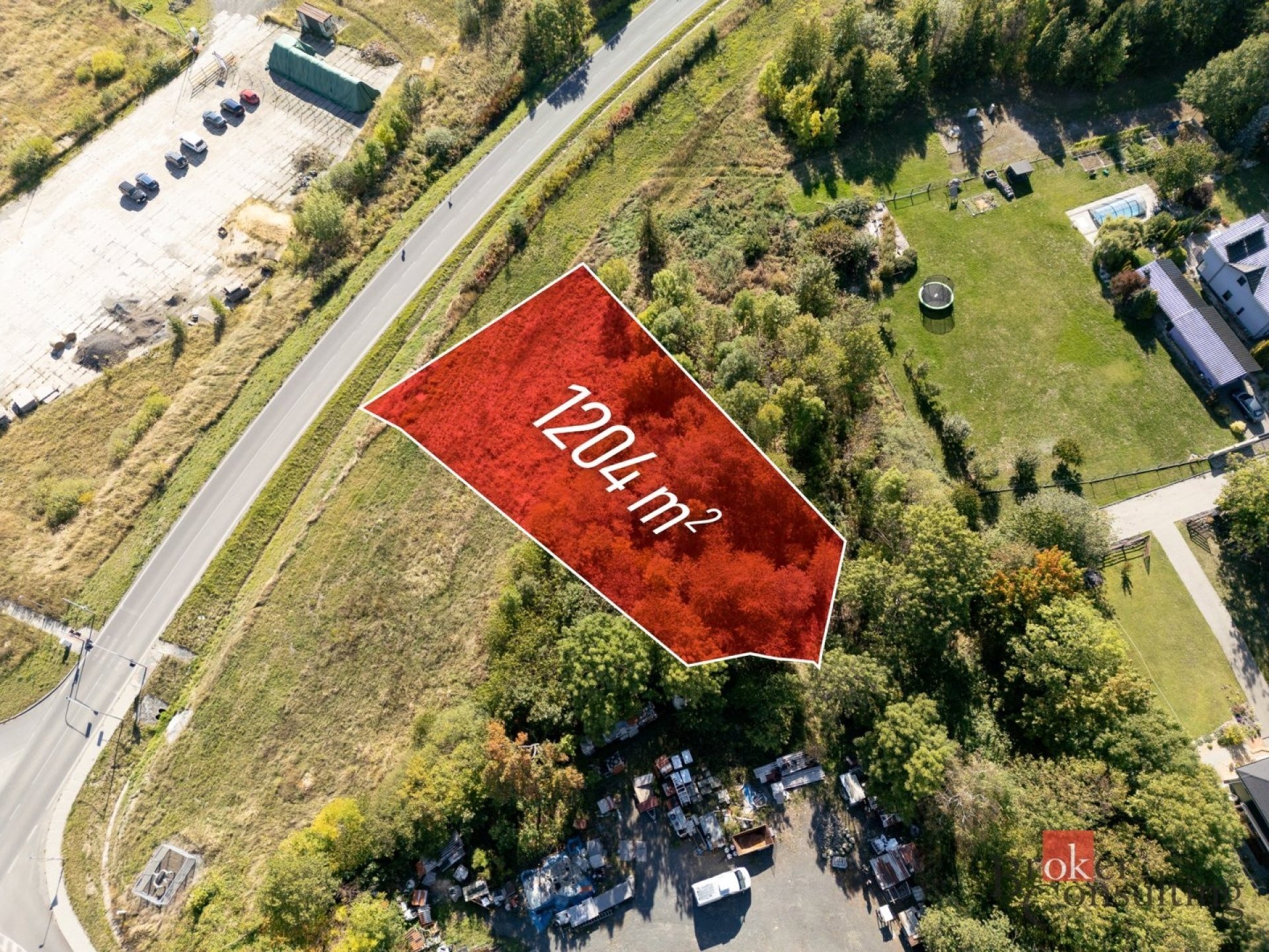 Pozemek, 1 204 m²