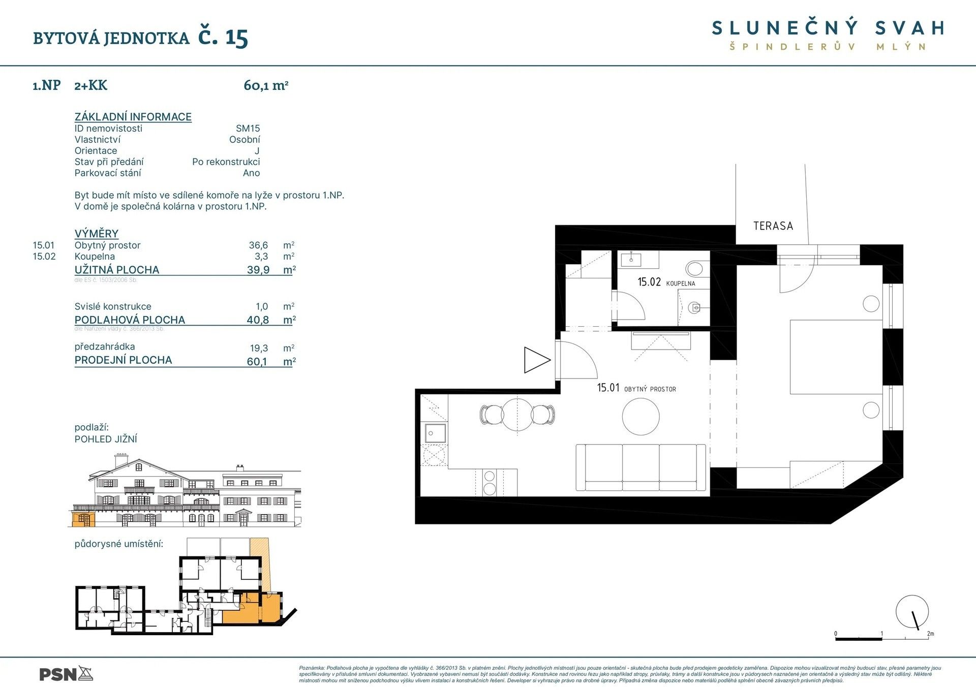 Prodej ubytovací zařízení - Bedřichov, Špindlerův Mlýn, 40 m²