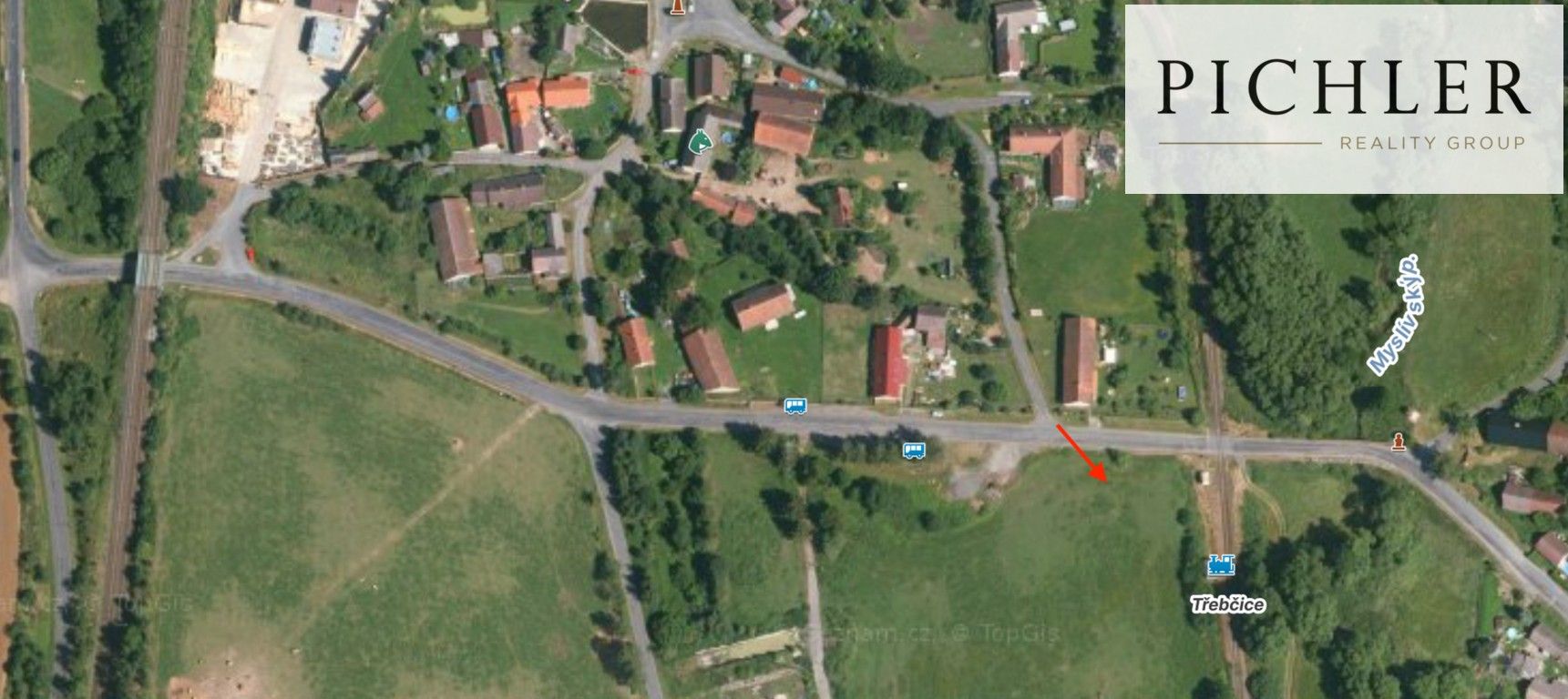 Prodej pozemek pro bydlení - Třebčice, 1 583 m² - 5