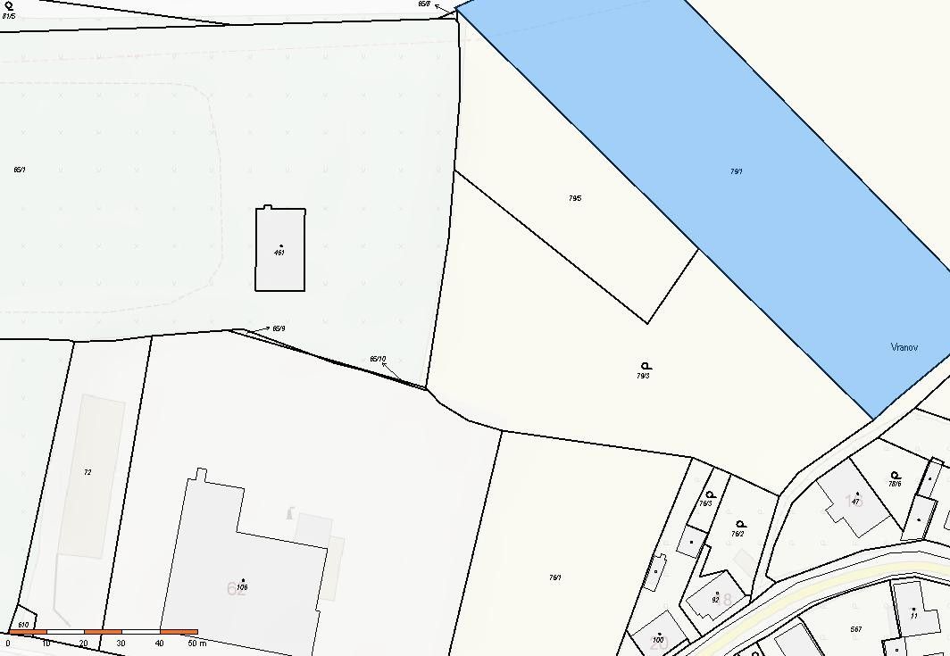 Prodej louka - Břasy, 6 448 m²