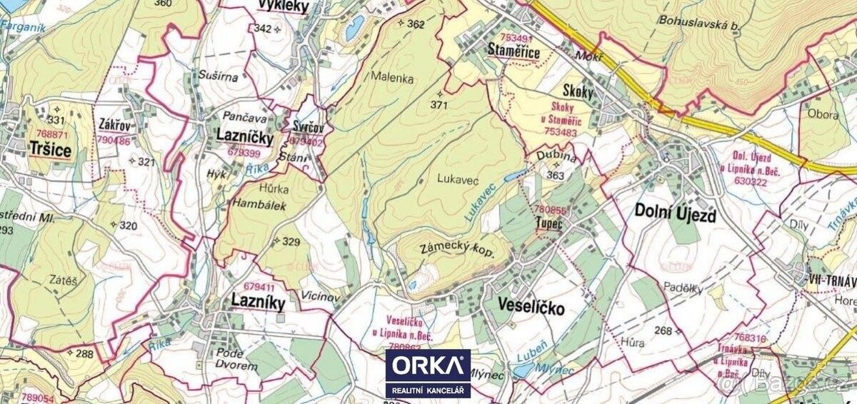 Prodej pozemek pro bydlení - Veselíčko u Lipníka nad Bečvou, 751 25